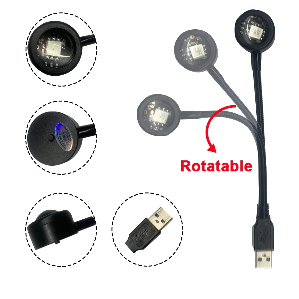 Photography Lighting Mood - LED Sunset Lamp Nightlights USB Projector