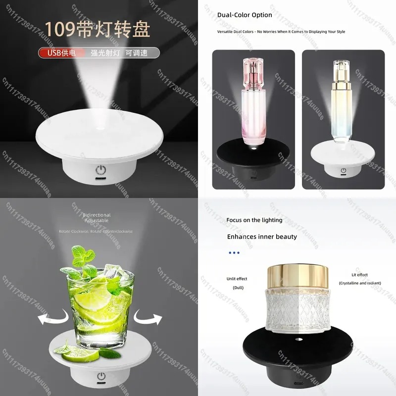 10.9cm Electric Rotary Turntab - Photography Lighting For Jewelry review and price