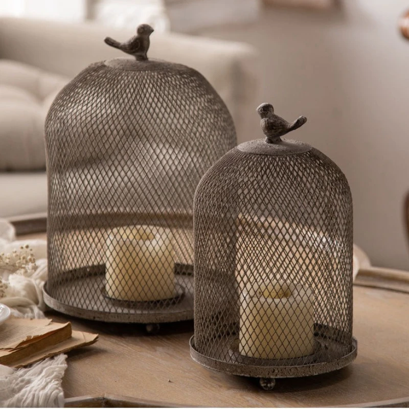 Vintage Iron Birdcage Candle H - Vintage Photography Lighting review and price