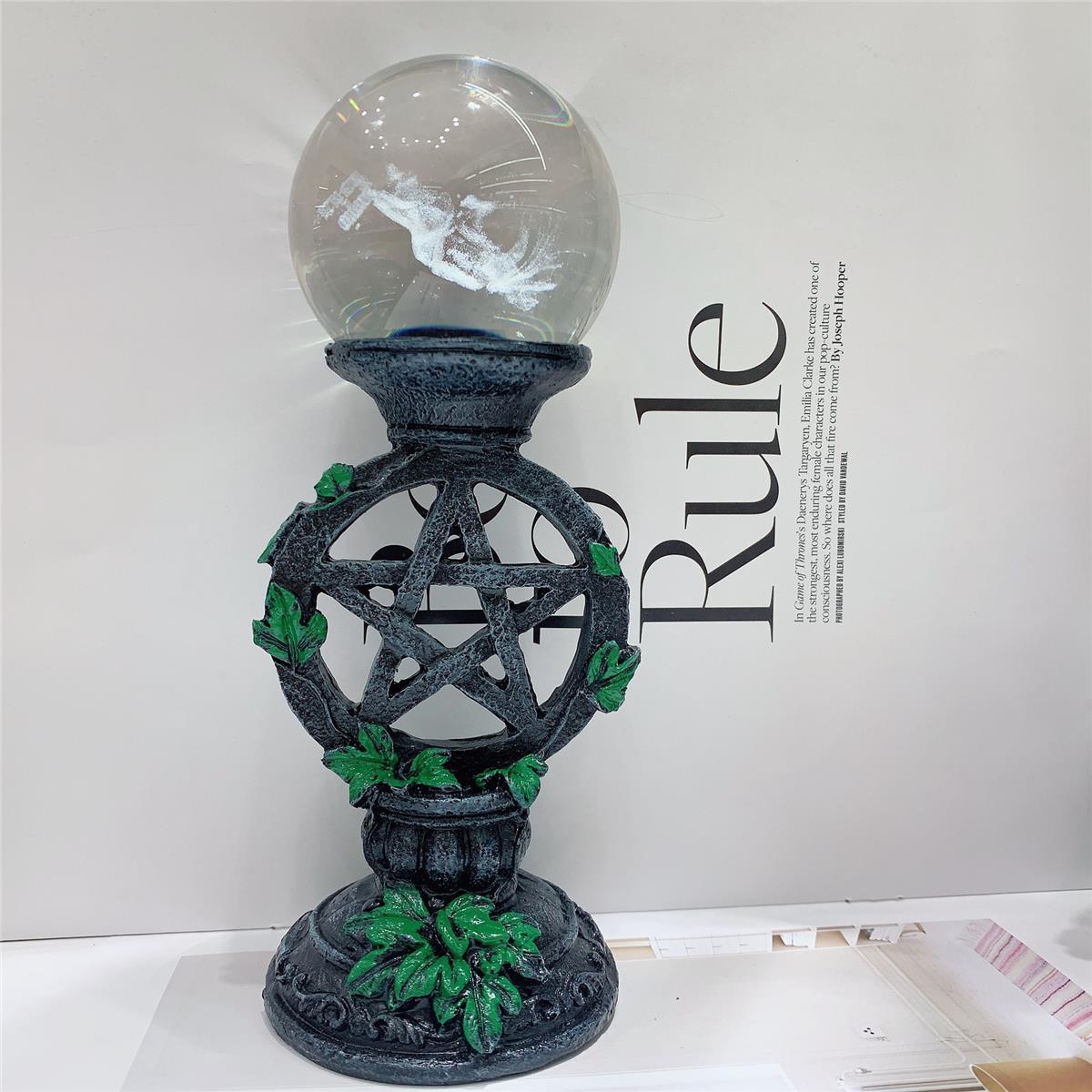 Pentagram Ornament Jade Base C - Vintage Photography Lighting review and price