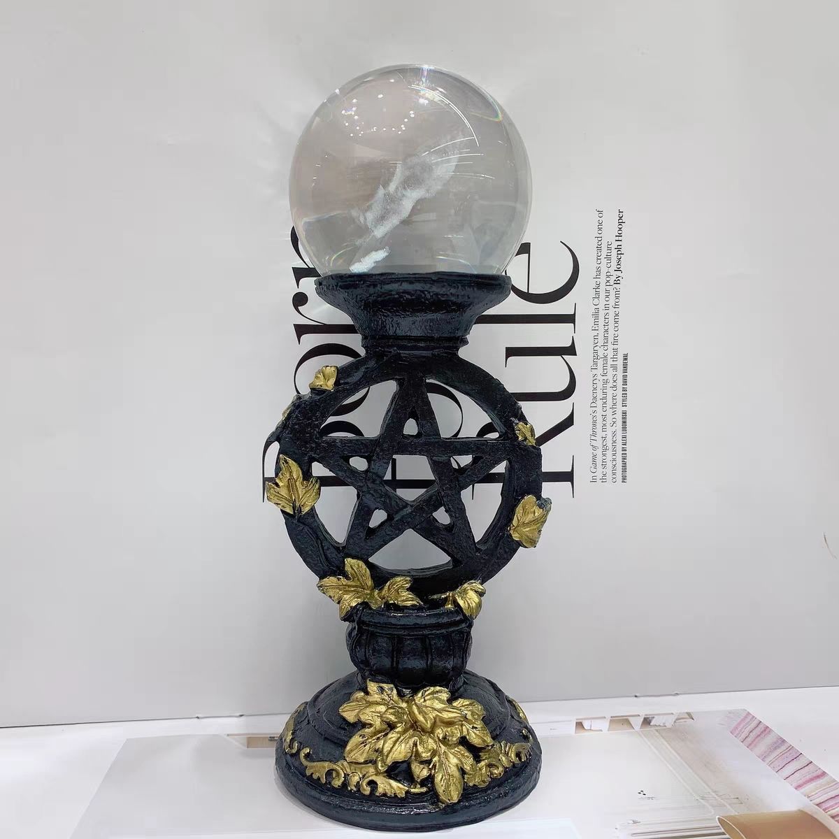Pentagram Ornament Jade Base C - Vintage Photography Lighting review and price