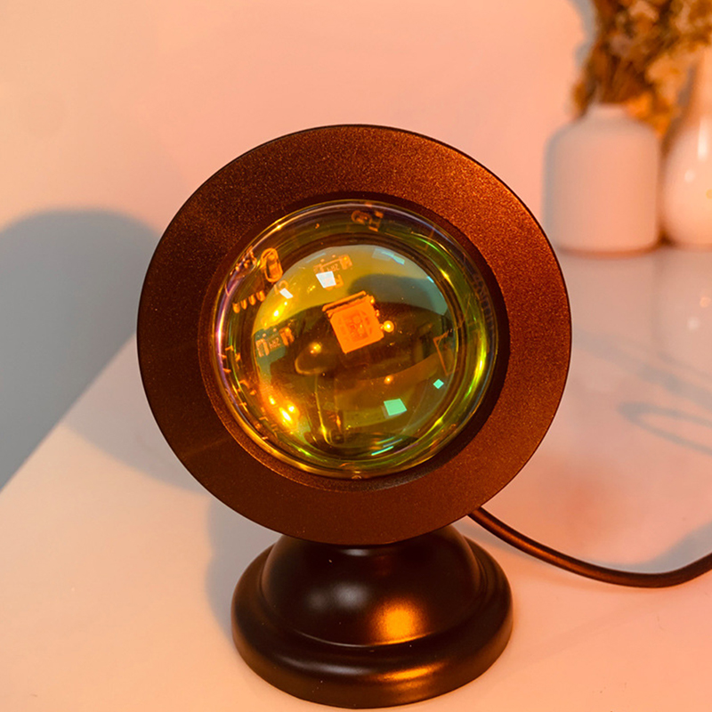 LED Sunset Lamp Projector USB  - Photography Lighting Mood review and price