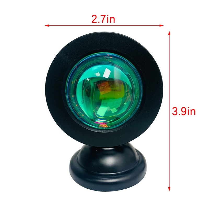 LED Sunset Lamp Projector USB  - Photography Lighting Mood review and price