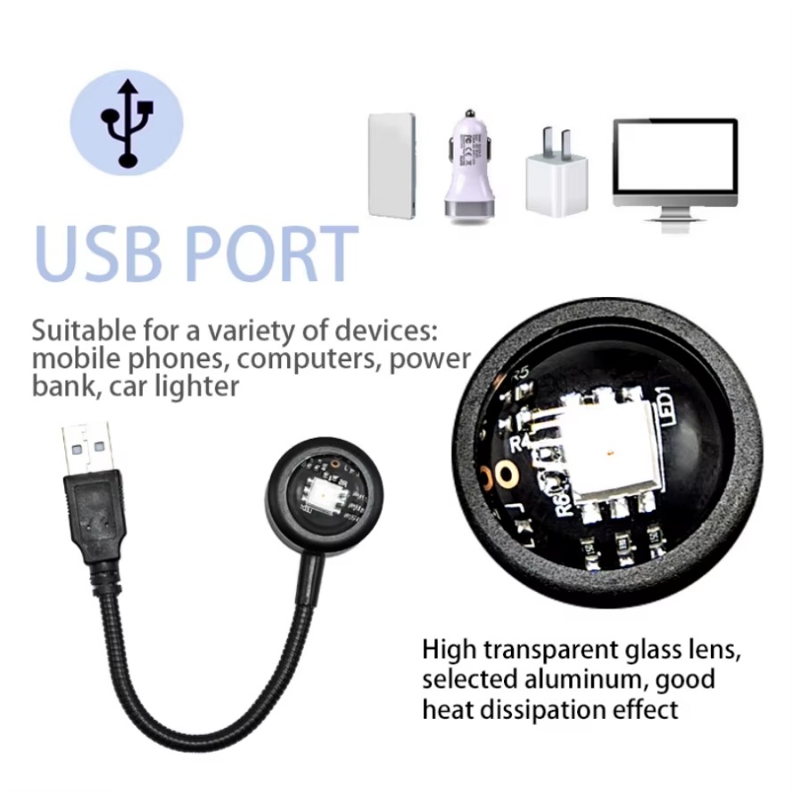 Led 5V Colorful USB Sunset Lam - Photography Lighting Mood review and price