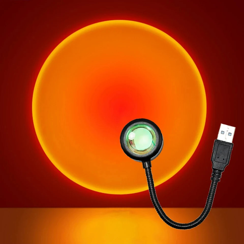 LED Sunset Lamp Nightlights US - Photography Lighting Mood review and price