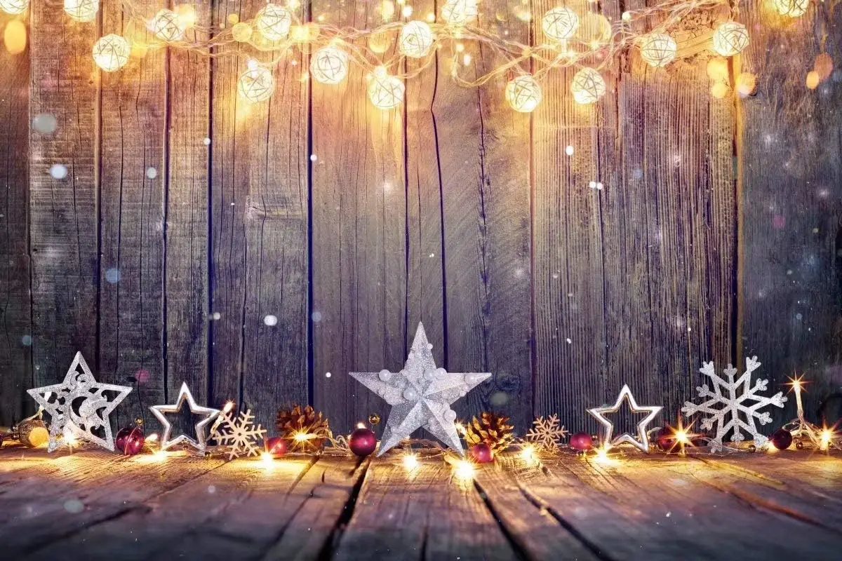 Christmas Backdrop Vintage Woo - Vintage Photography Lighting review and price