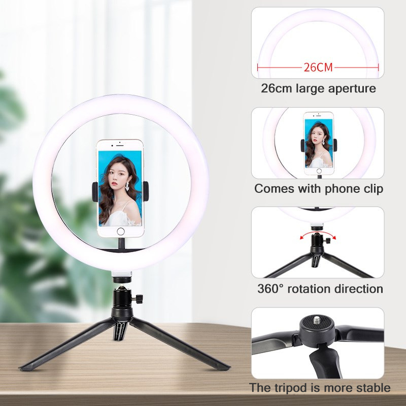 26cm 10 inch Led Ring Selfie L - Photography Lighting Kit review and price
