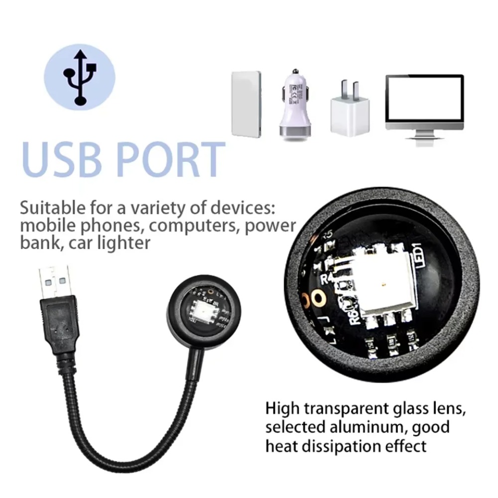 LED RGB Sunset Projection Lamp - Photography Lighting Mood review and price
