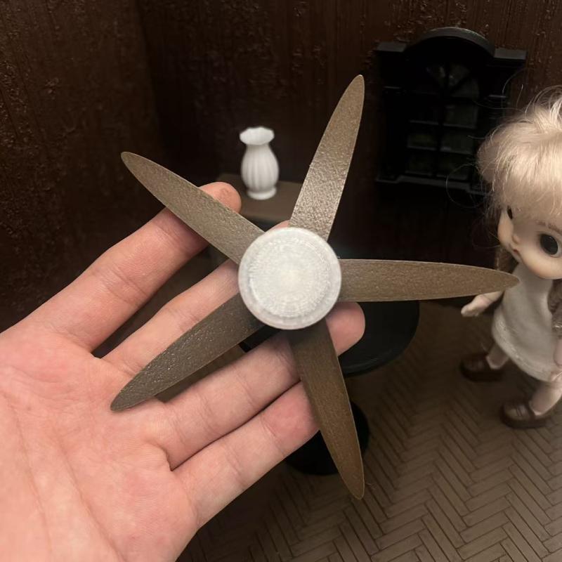 Miniature Ceiling Fan with LED - Vintage Photography Lighting review and price
