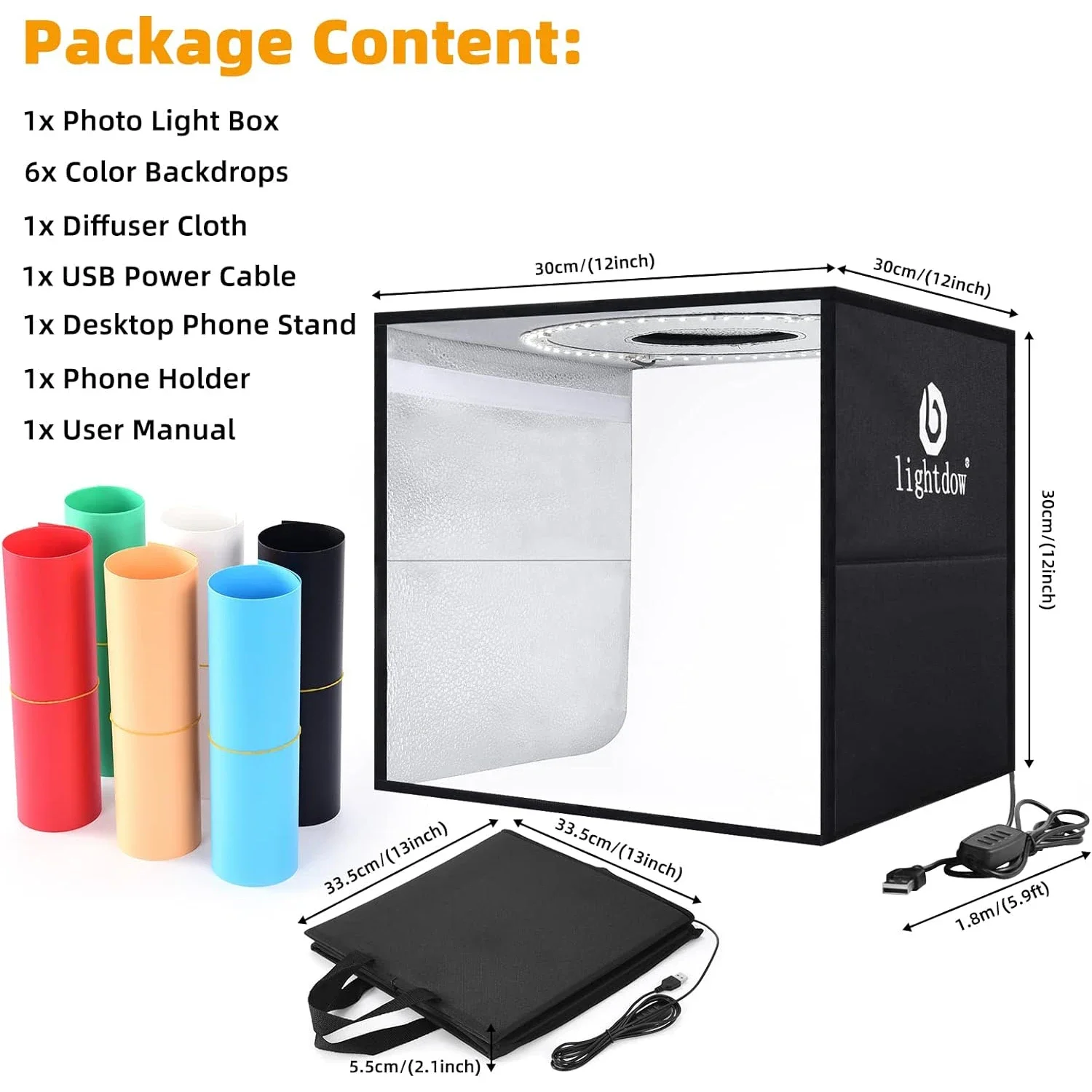 Lightdow Photo Studio Light Bo - Photography Lighting And Backdrop Kits review and price